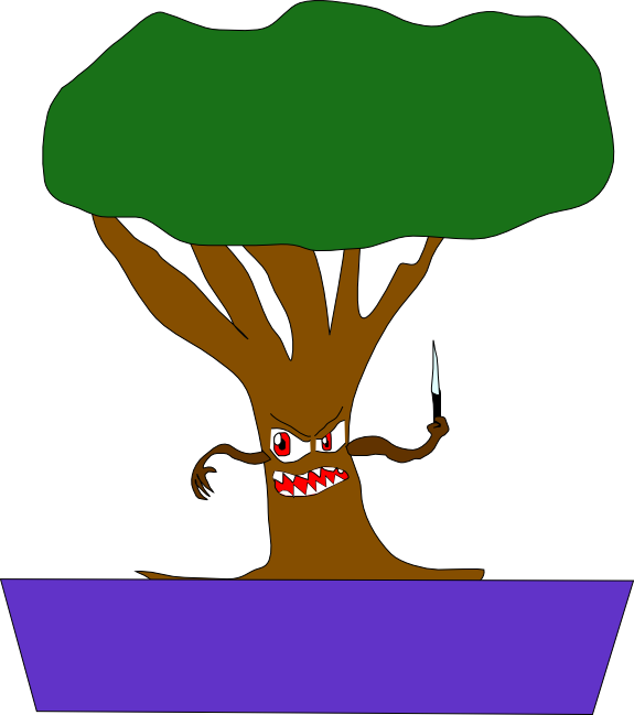 Killer Bonsai By Ezzyalpha - Cartoon (575x649)