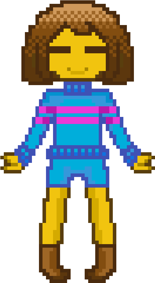 Frisk-sprite - Cartoon (840x1200)