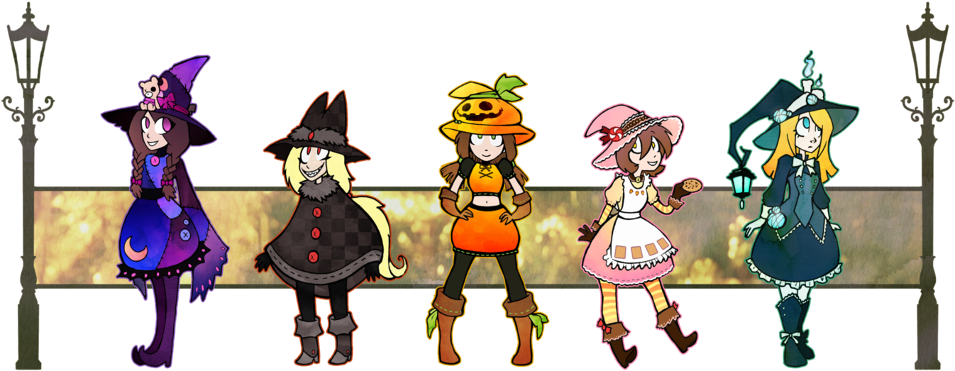 Witches Adoptables~ By Sesemiroh - Witchcraft (1384x577)