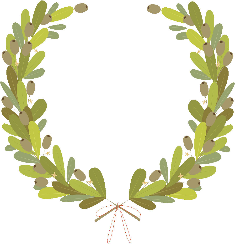 Vector Leaf Combination Ring - Olive Vector (984x1024)