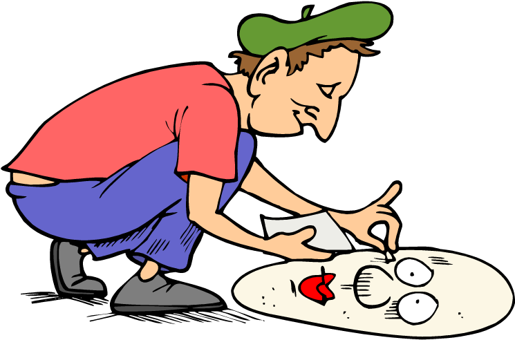 Chalk Clipart - Cartoon (750x510)