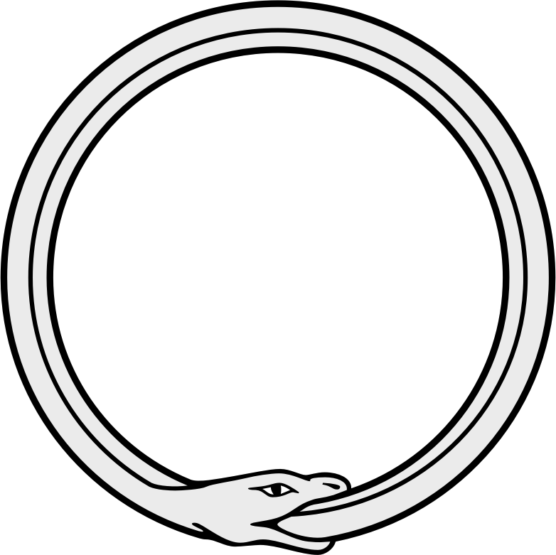 Medium Image - Snake Biting Its Tail (782x781)