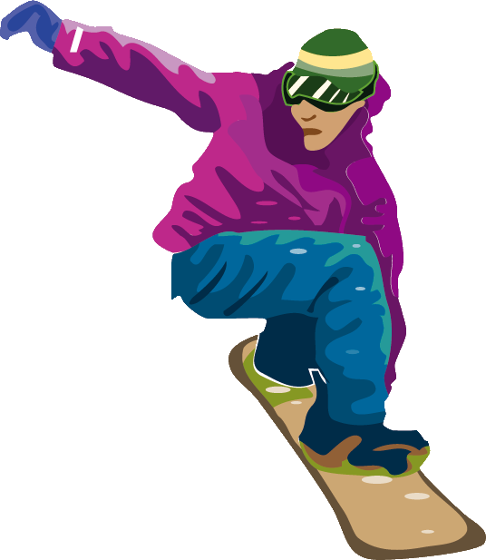 スノーボーダー - Sandboarding (536x617)