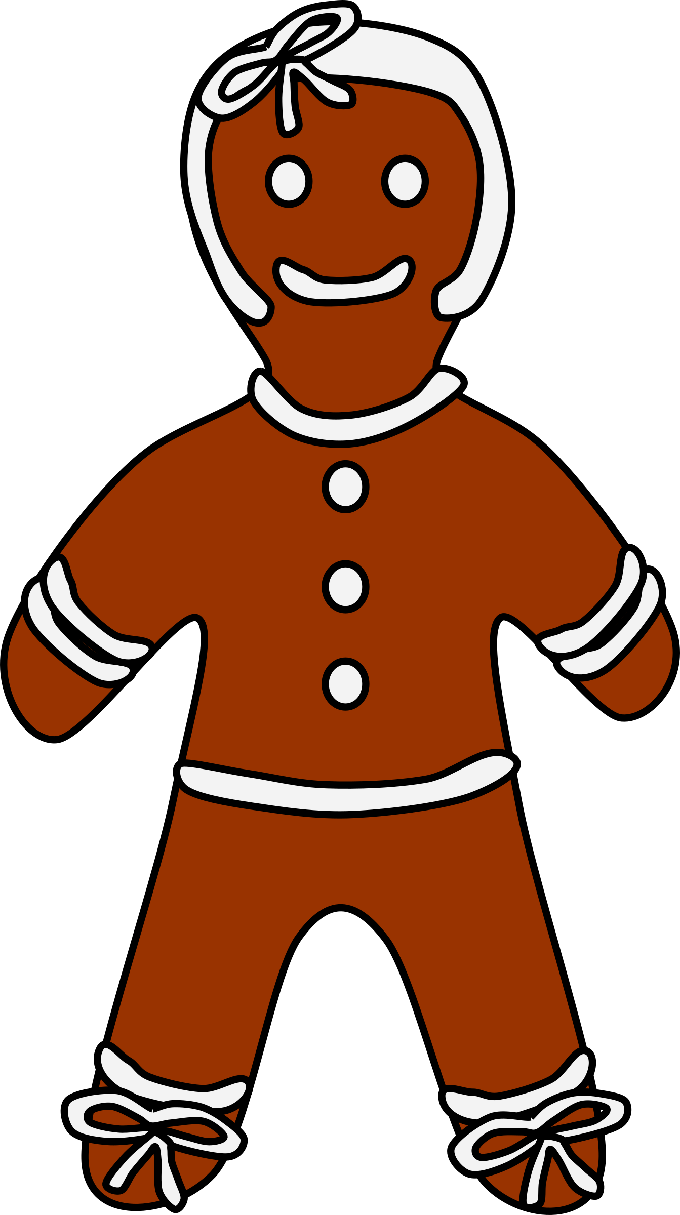 Big Image - Pepparkaksgubbe Tecknad (1343x2400)