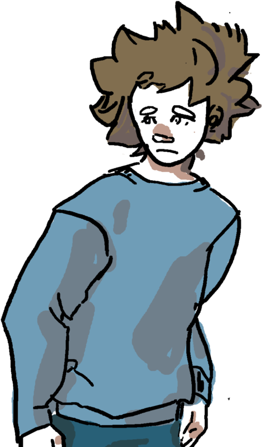 Sadboy By Avgart - Cartoon (730x1095)