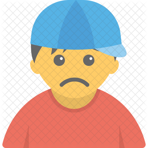 Sad Child Icon - Child (512x512)