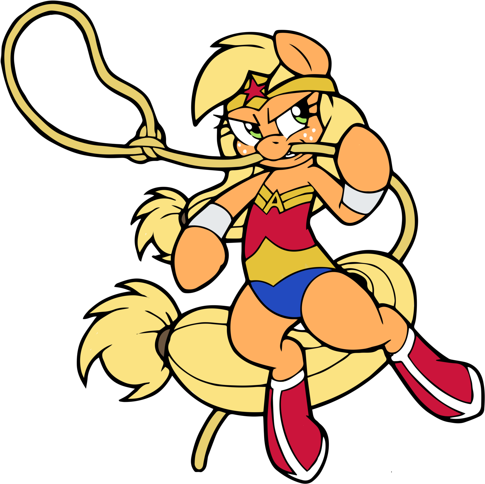 Aj 'wonder Mare' Colored - Mlp Wonder Mare Deviantart (1600x1586)