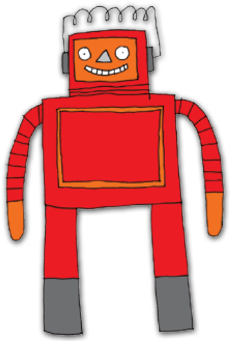 Robot - Cartoon (363x500)