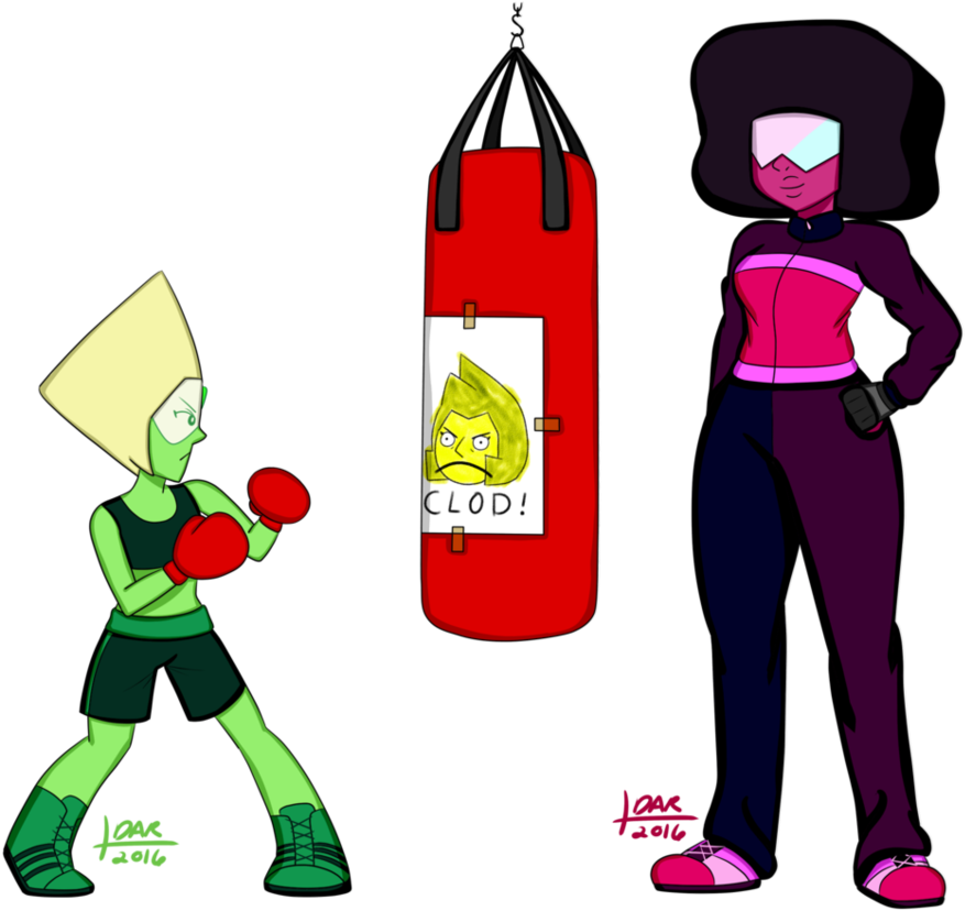 Pe With Peridot - Cartoon (965x827)