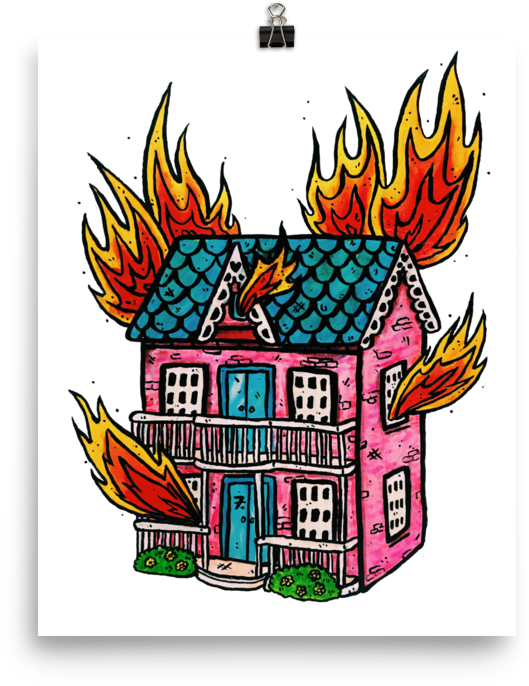 Doll House Print - Crest (1000x1000)