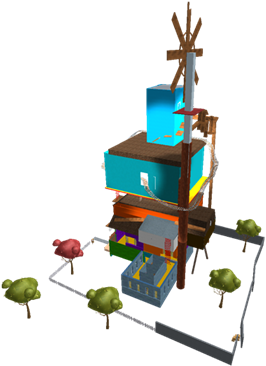 Hello Thief Broken Pre Alpha House - House (420x420)