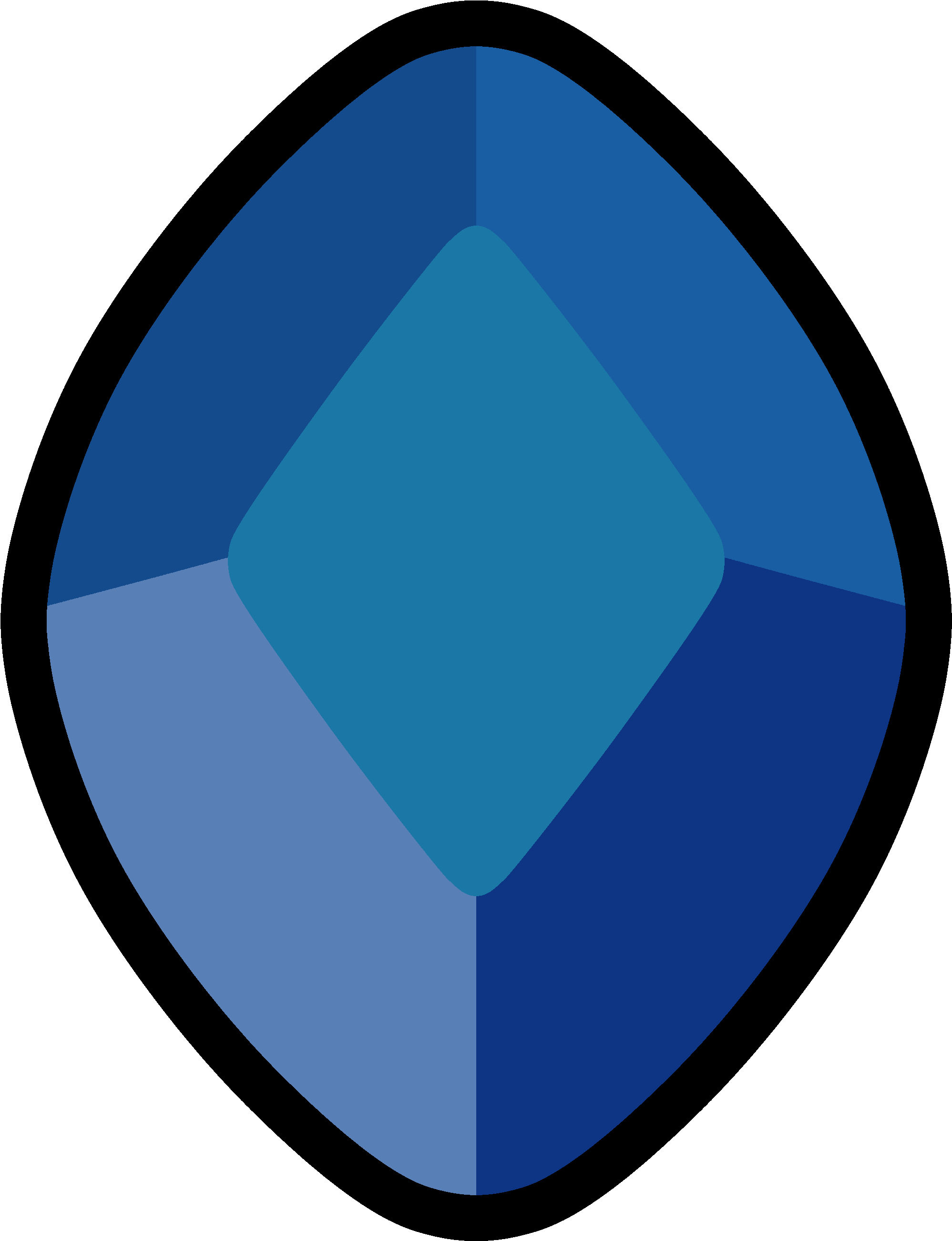 Gem Before - Diamond Gem Steven Universe (2250x2750)