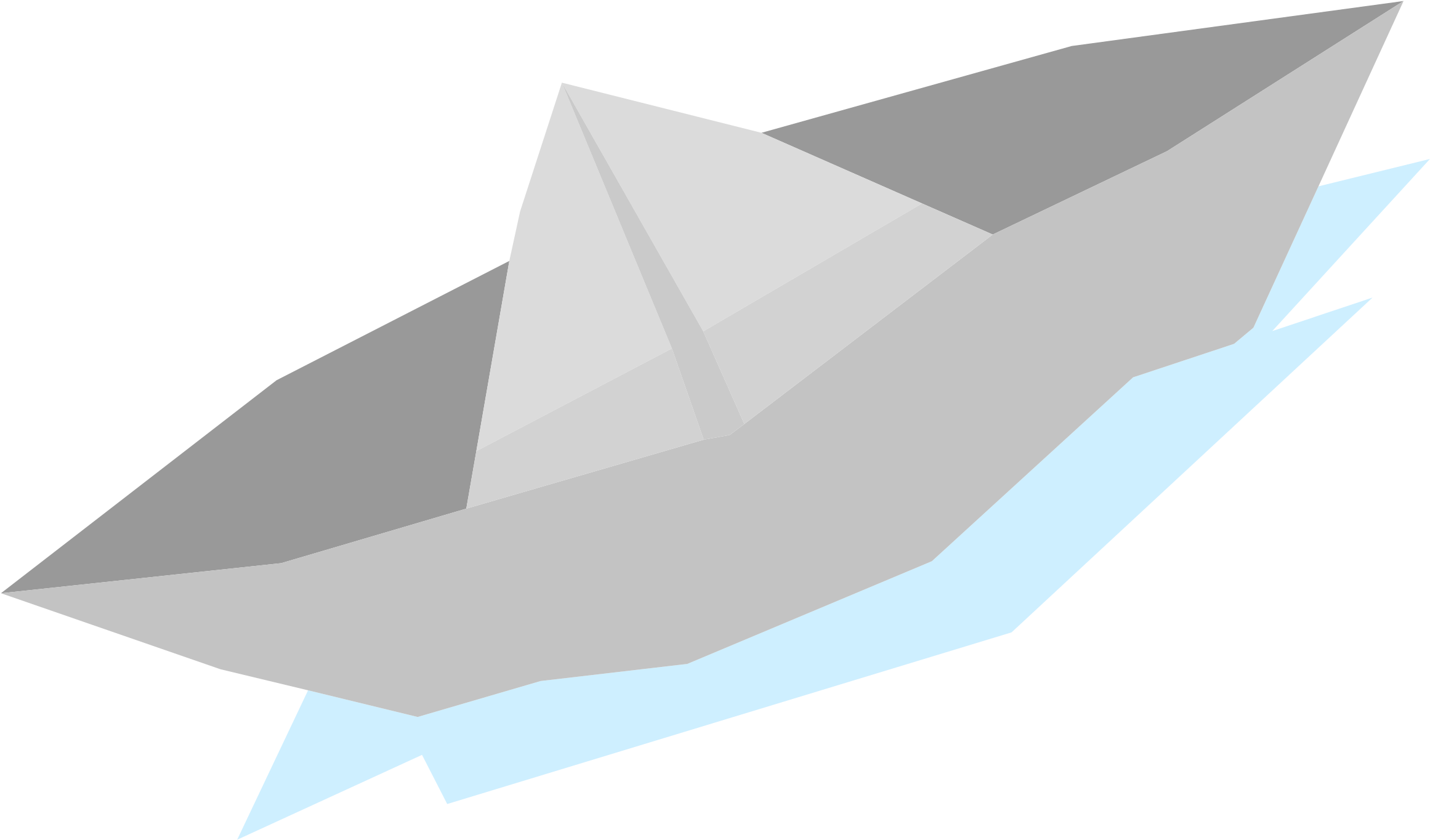 Paper Boat Vector Clipart - Paper (2400x2400)