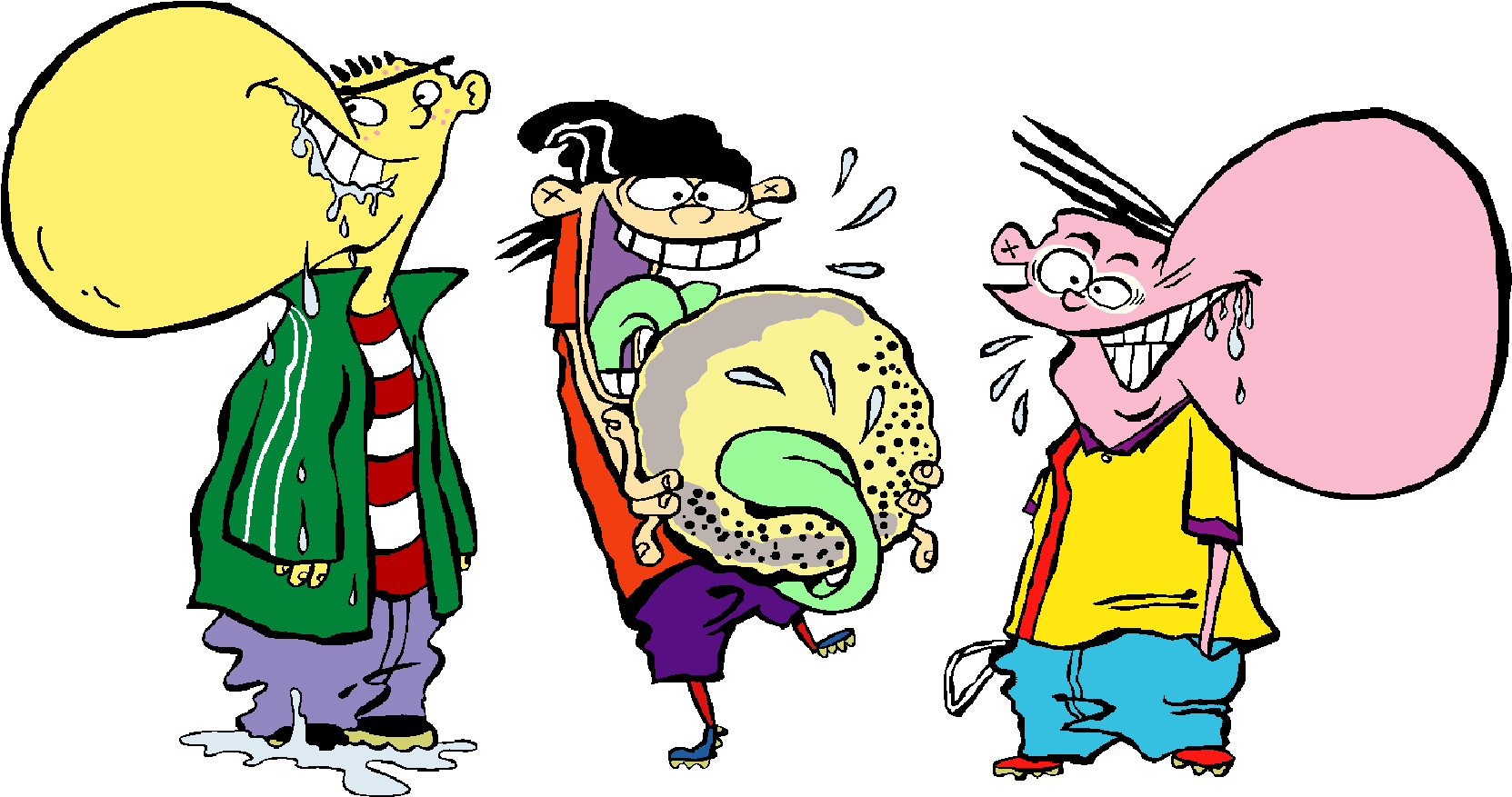 Ed Edd N Eddy With Jawbreakers (1709x900)