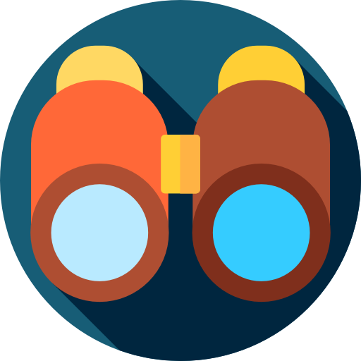 Binoculars Free Icon - Cat (512x512)