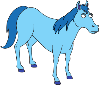 Rainbow Horse - Horse (400x375)