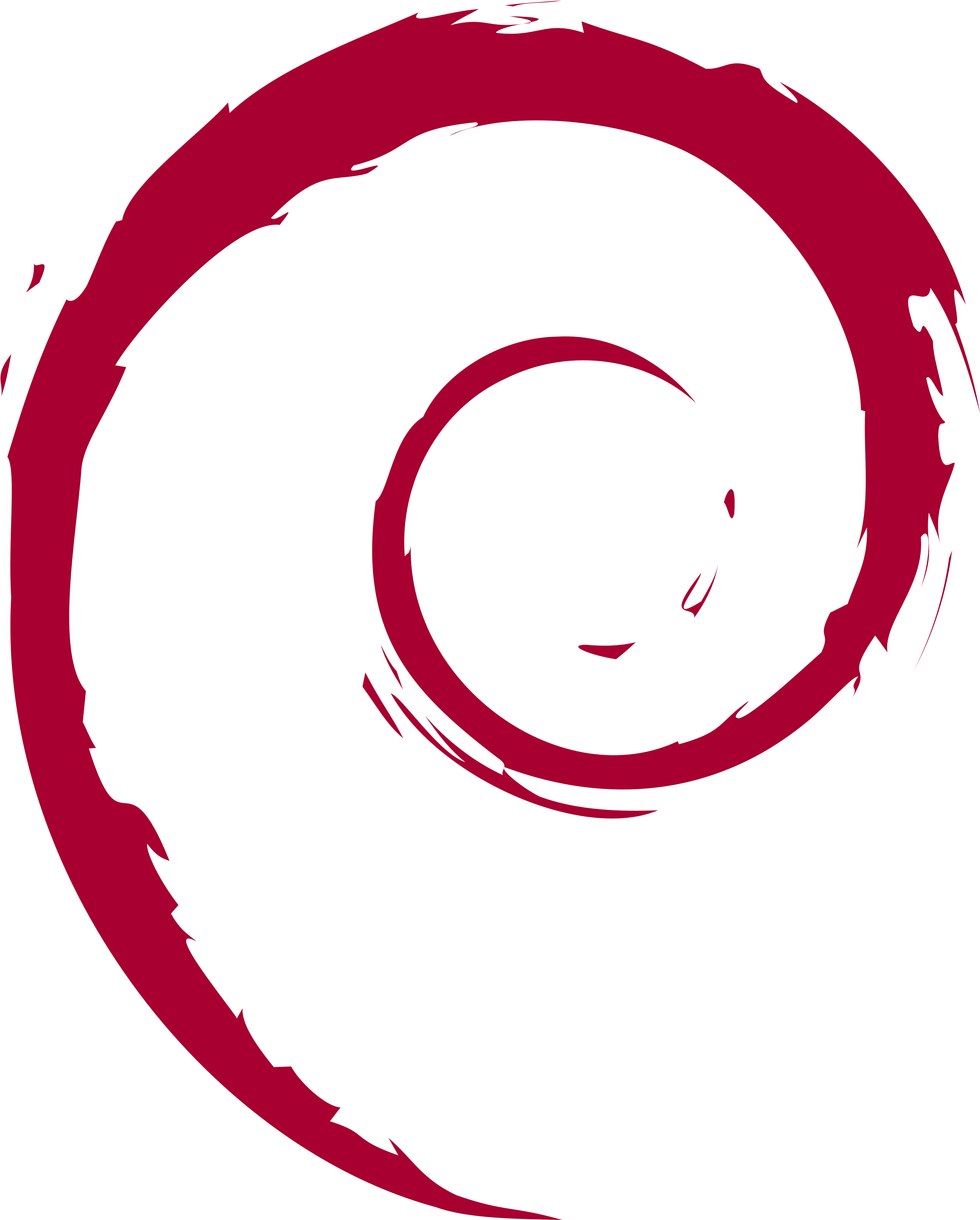 Debian Logo - Debian Logo Svg (2400x2972)