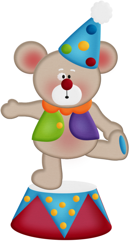 Bear Cub Clipart Circus Bear - Bear Circus Clipart (433x800)