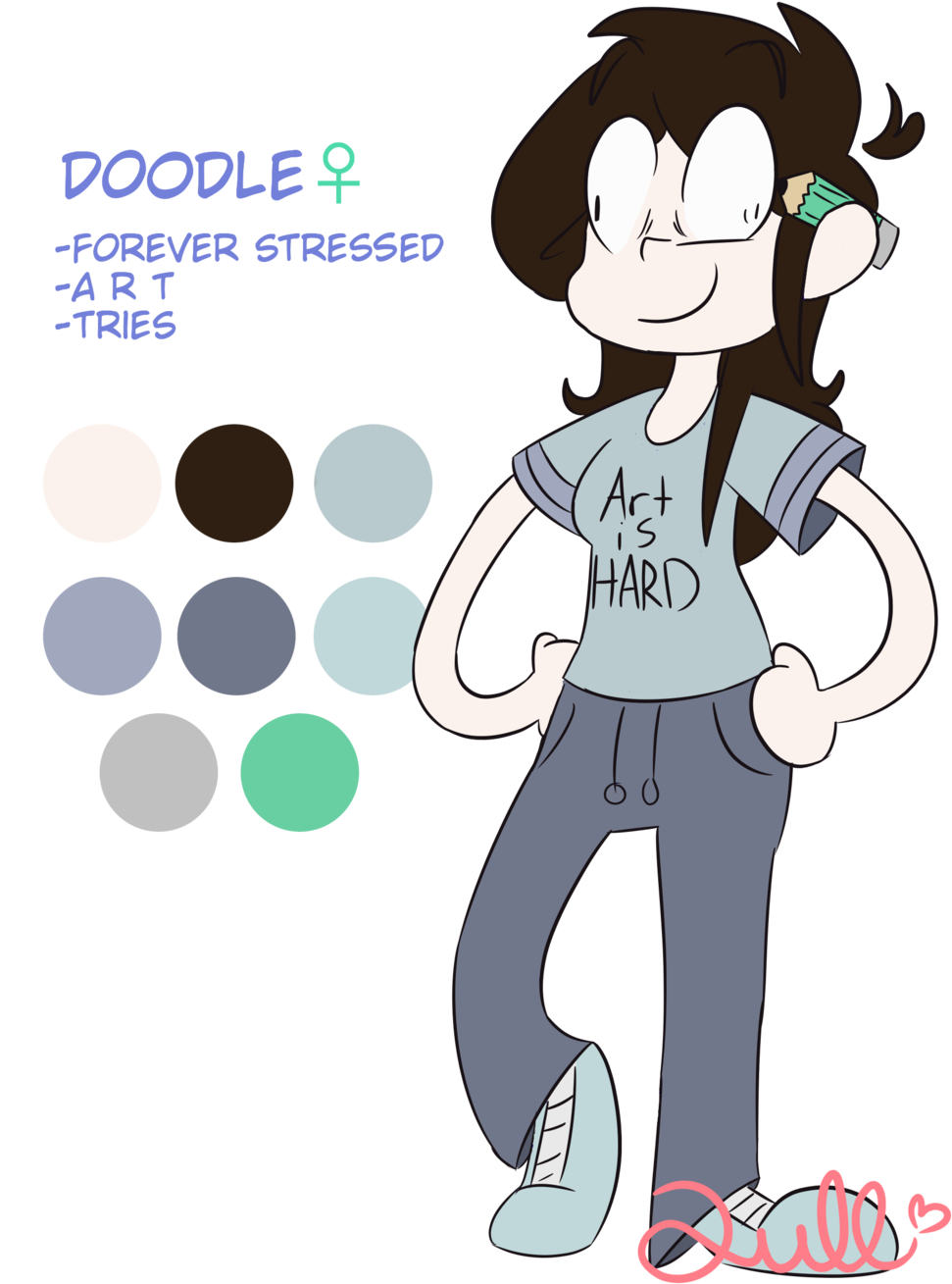 Doodle Reference Sheet 11/23/27 By Quilldoodle - Cartoon (1024x1351)