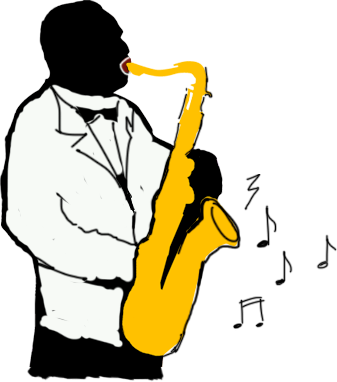 Saxophonist (337x382)