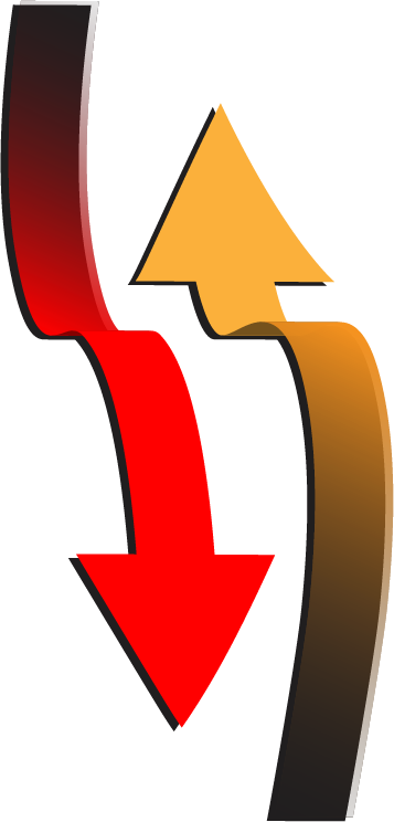 Vector Cool Arrow - Vector Graphics (357x744)