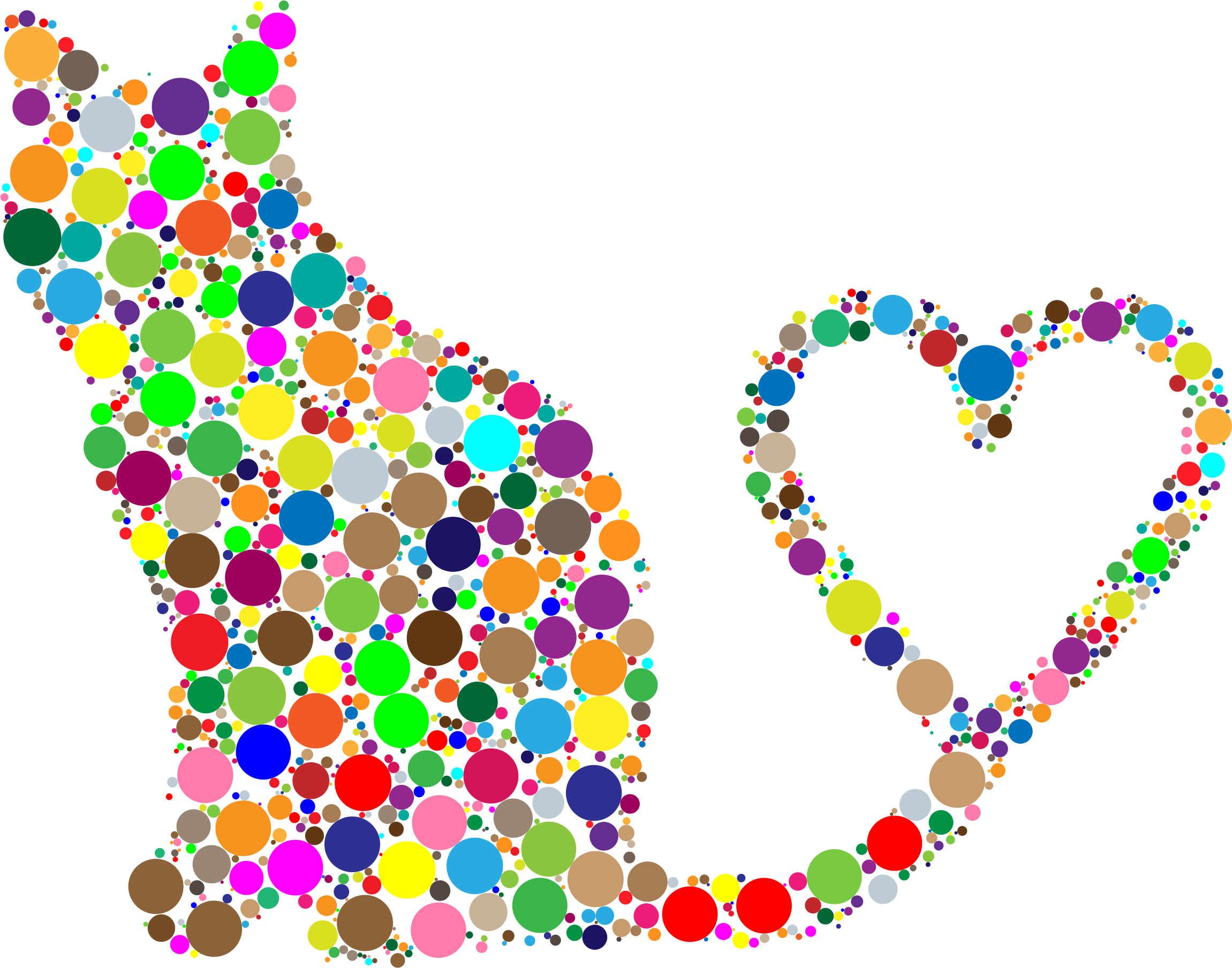 Big Image - Cat Hearts (2301x1808)