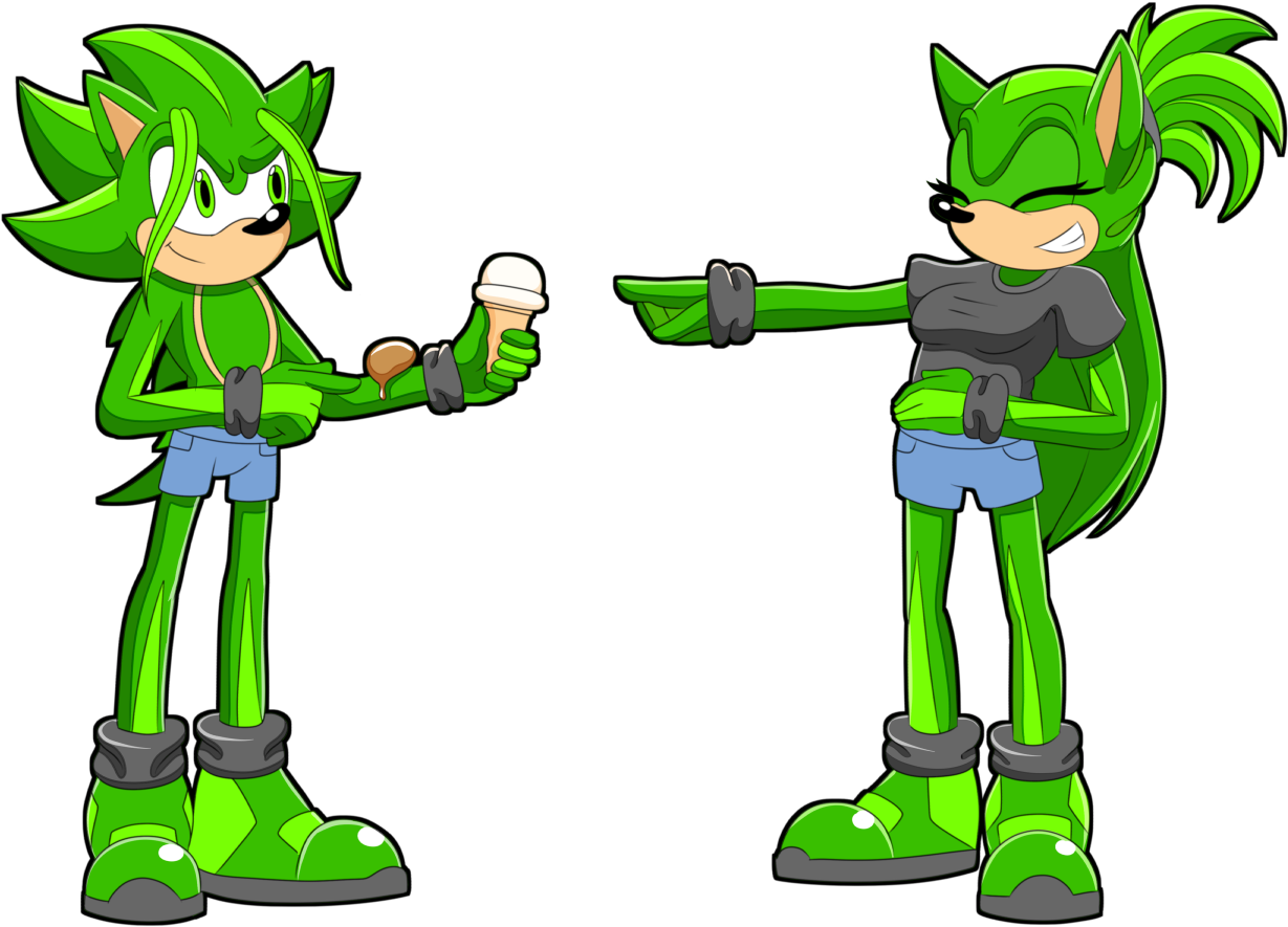 Wave Balker And Tsunami - Cartoon (1259x892)