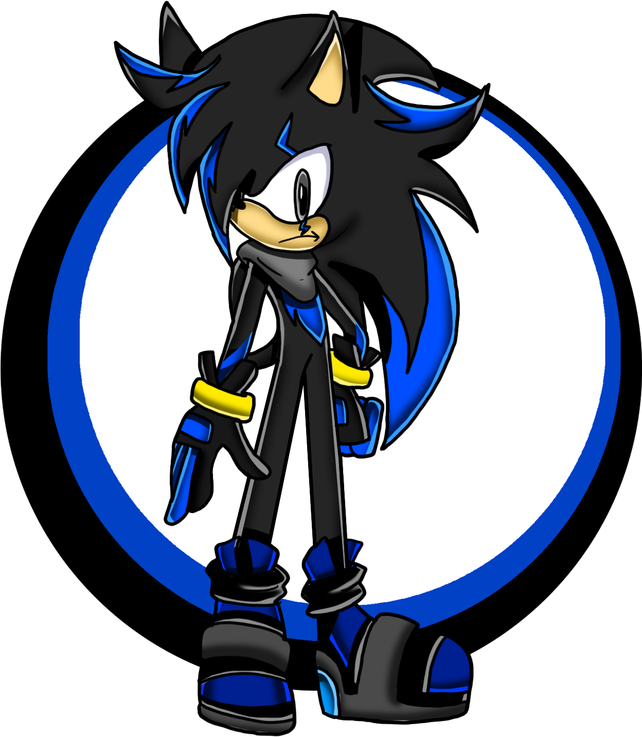Sa Diesel The Hedgehog - Cartoon (1595x1624)