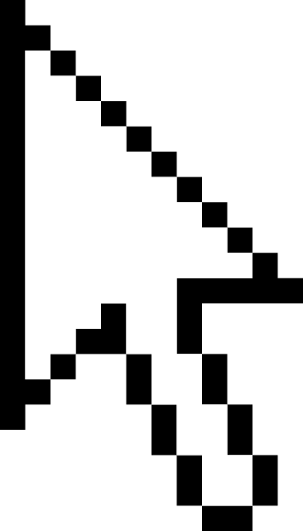 Free Vector Mouse Pointer Wolfram Es Clip Art - Windows Xp Mouse Cursor (342x599)
