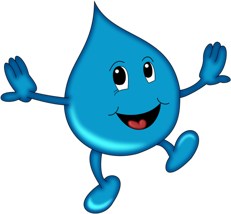Drop Water Clip Art - صورة قطرة ماء (800x743)