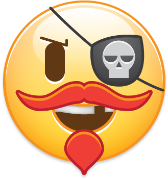 Pirate - Pirate Emoji (350x350)