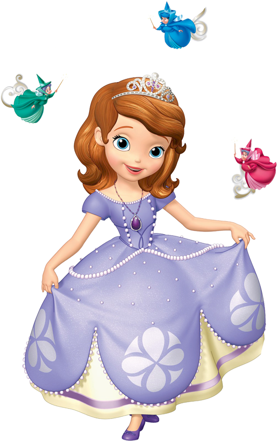 Necklace Clipart Princess Sofia - Princesa Sofia (576x876)