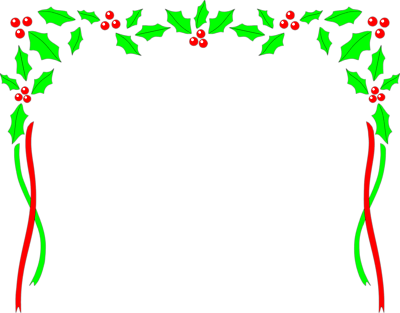 Free Clipart Christmas Frames And Borders (400x313)