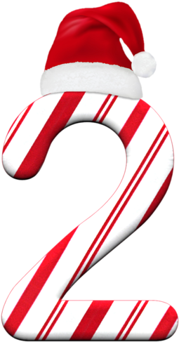 December - Numeros De Navidad (266x500)