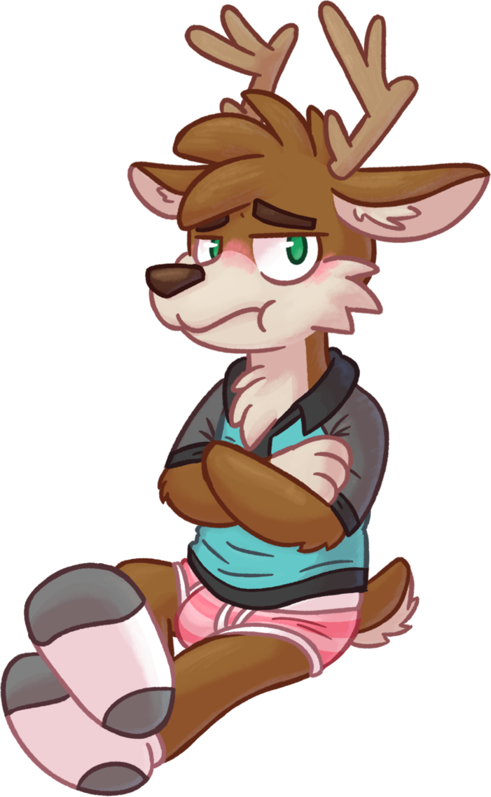 View Deviation - Tiny Deer Guy (701x1138)