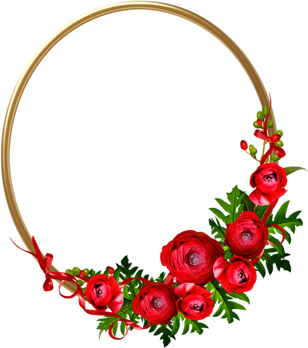 Круглая Рамка Для Фото - Flowers Transparent Background Corner (649x800)