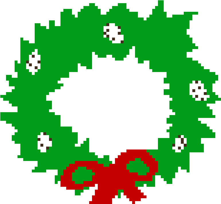 Christmas Wreath - Circle (890x720)