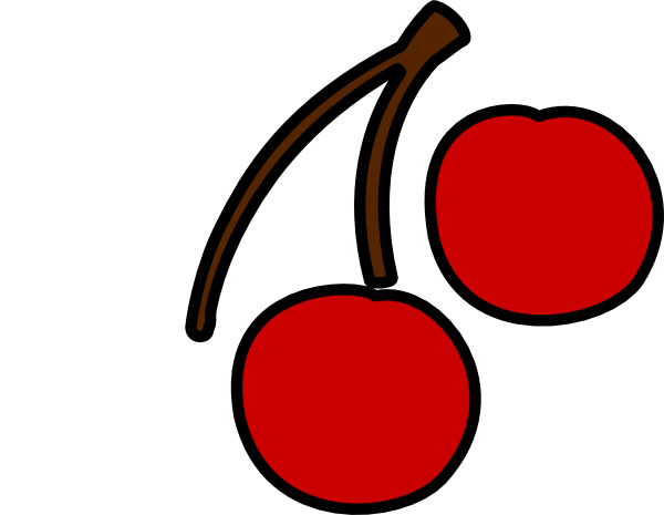 Cherrys Clip Art (600x465)