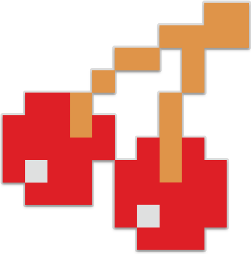 Drawn Cherry Pacman - Pacman Cherry (650x650)