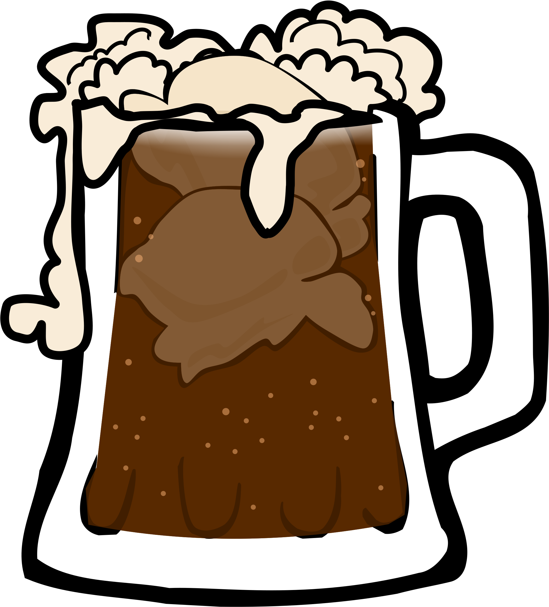 Big Image - Root Beer Float Clip Art (2397x2400)
