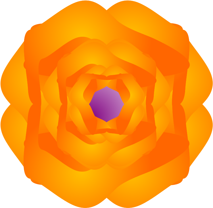 Free Orange Flower - Orange (800x800)