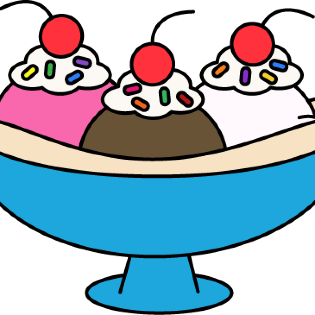 Ice Cream Sundae Clipart Question Mark Clipart Hatenylo - Ice Cream Banana Sundae Clipart (1024x1024)