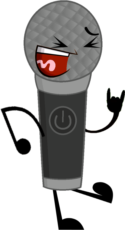 New Microphone Pose - Inanimate Insanity Characters (507x910)
