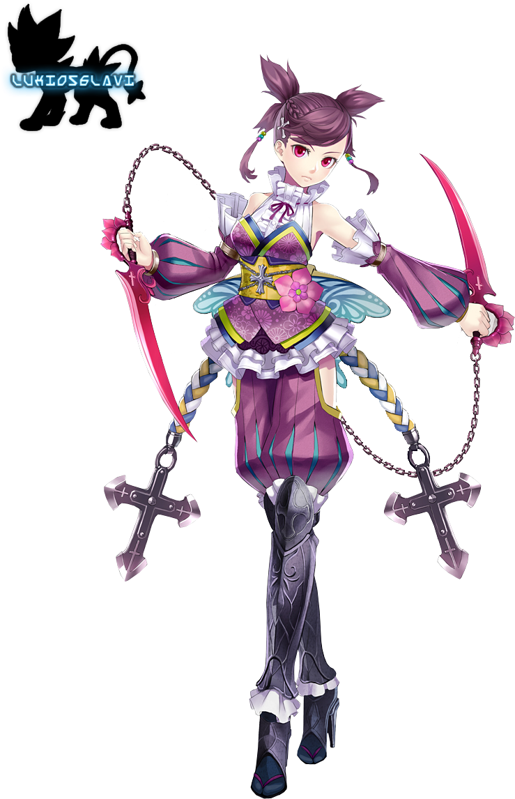 Anime Girl Render - Art (849x1200)