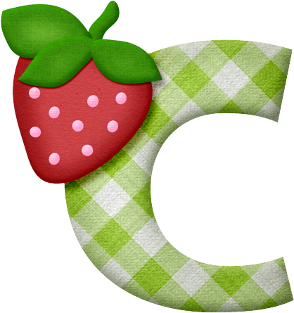 B6 - Strawberry Scrapbook Lettering (439x466)