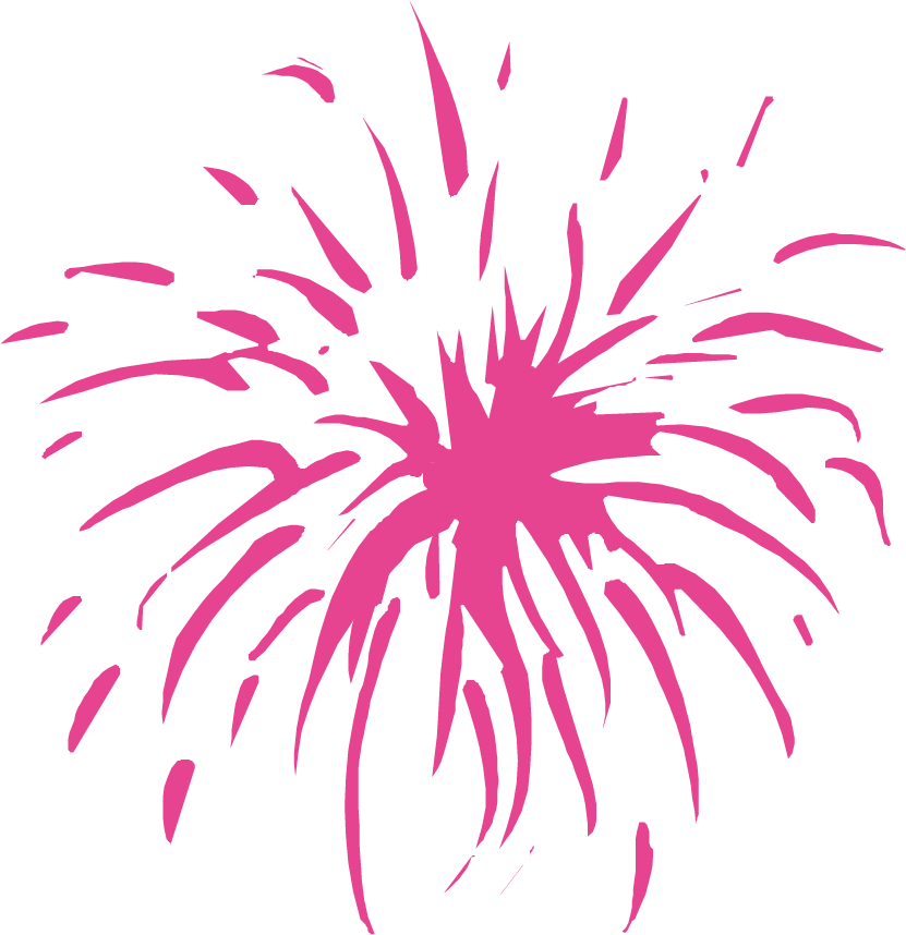 Fireworks Animation Clip Art - 烟花 简 笔画 (831x858)
