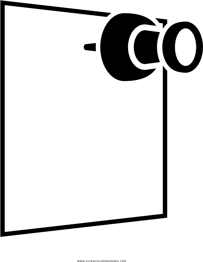 Thumbtack Coloring Page - Coloring Book (1000x1000)