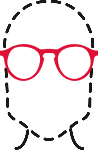 Square Face Shape - Vector Graphics (314x480)