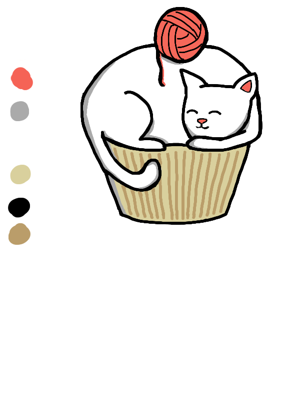 C Is For Cupcake And Cat - Cupcake (768x1024)