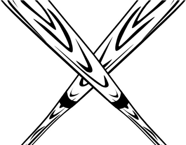 Tongkat Baseball Vector - Baseball Bat Clip Art (640x480)